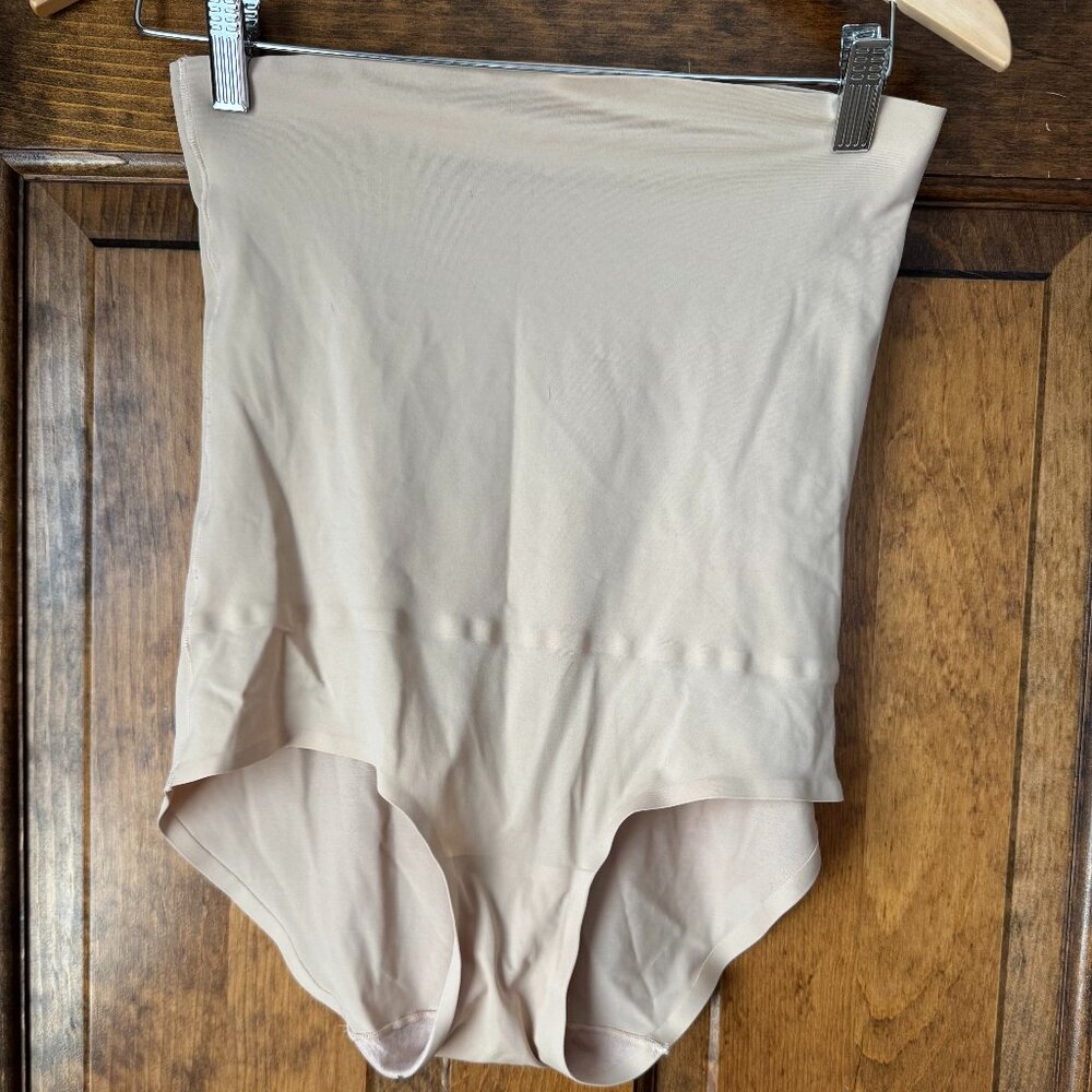 Skinnygirl Beige High Waist Smoother & Shaper Brief Large